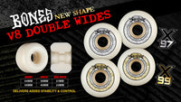 54mm X-FORMULA V8 DOUBLE WIDES 97A SKATEBOARD WHEELS