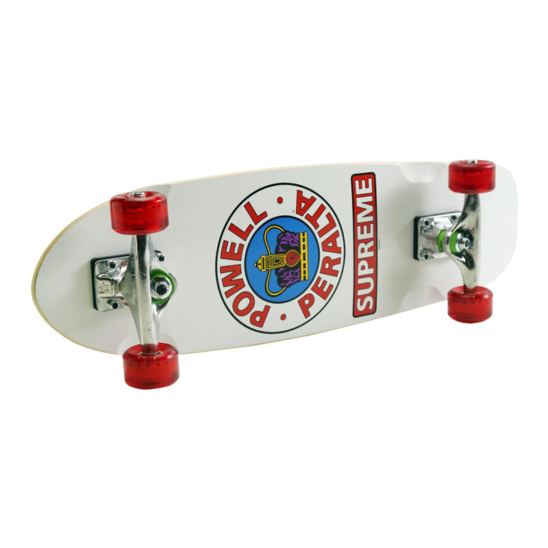 7.75in x 27.2in SIDEWALK SURFER SUPREME CRUISER COMPLETE WHITE