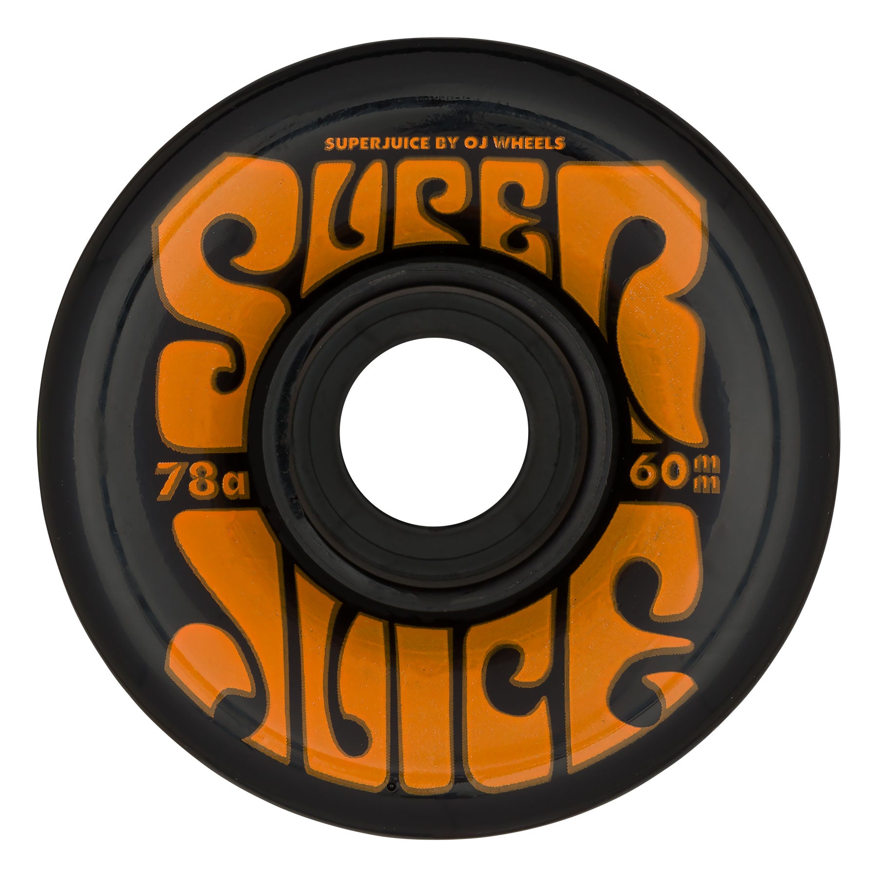 60mm SUPER JUICE BLACK 78A SKATEBOARD WHEELS