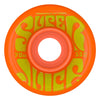 55mm MINI SUPER JUICE ORANGE/GREEN 78A SKATEBOARD WHEELS