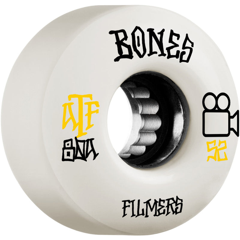 52mm ATF FILMERS 80A SKATEBOARD WHEELS