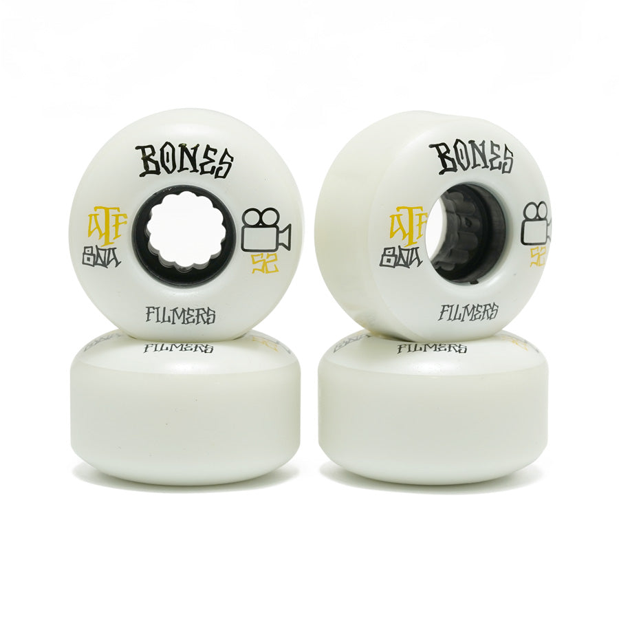 52mm ATF FILMERS 80A SKATEBOARD WHEELS