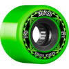 59mm ATF ROUGH RIDER RUNNERS GREEN 80A SKATEBOARD WHEELS