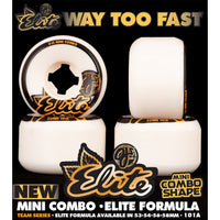 54mm ELITE MINI COMBO 101A SKATEBOARD WHEELS