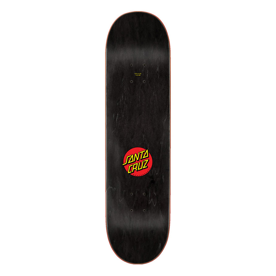 SANTA CRUZ サンタクルーズ スケボー デッキ 8.25 CLASSIC DOT BLACK TEAM DECK クラシックドット