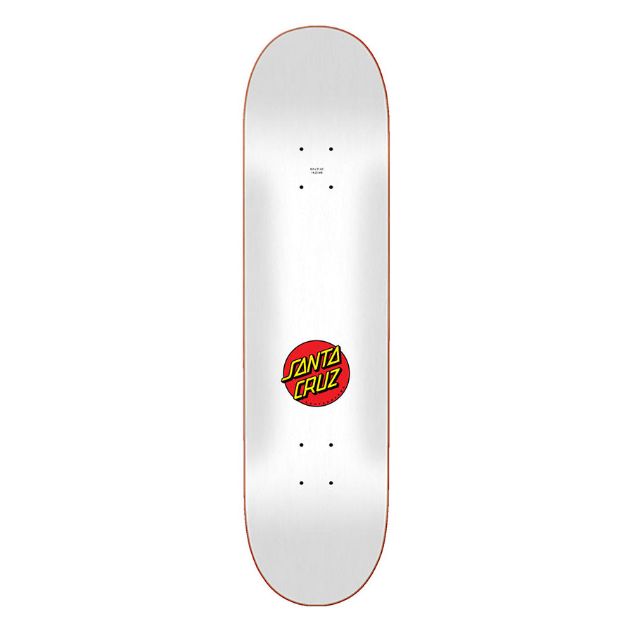 8.00in x 31.62in CLASSIC DOT SKATEBOARD DECK