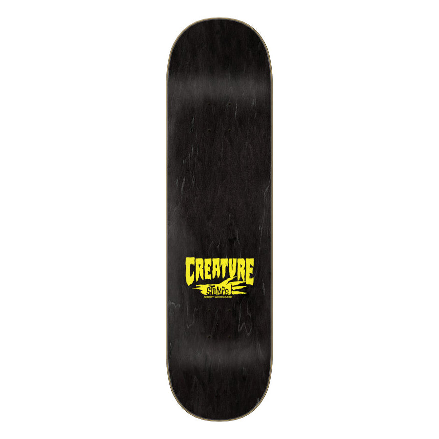 8.25in x 31.80in LOGO OUTLINE STUMPS SKATEBOARD DECK