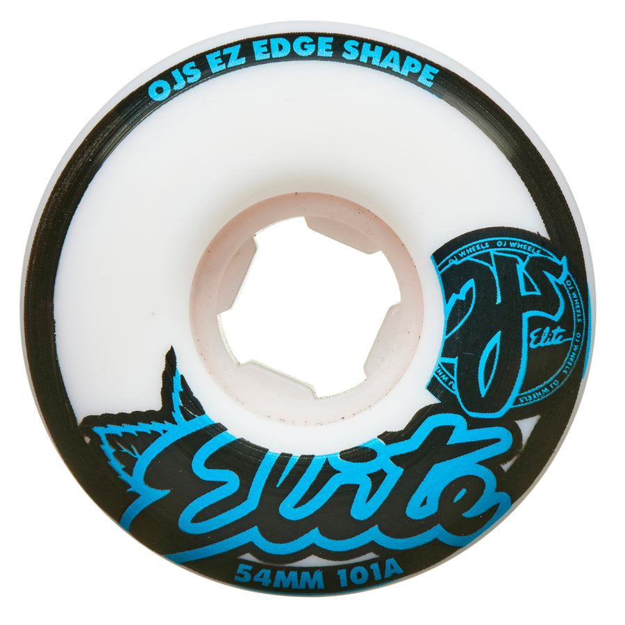 54mm ELITE EZ EDGE 101A SKATEBOARD WHEELS