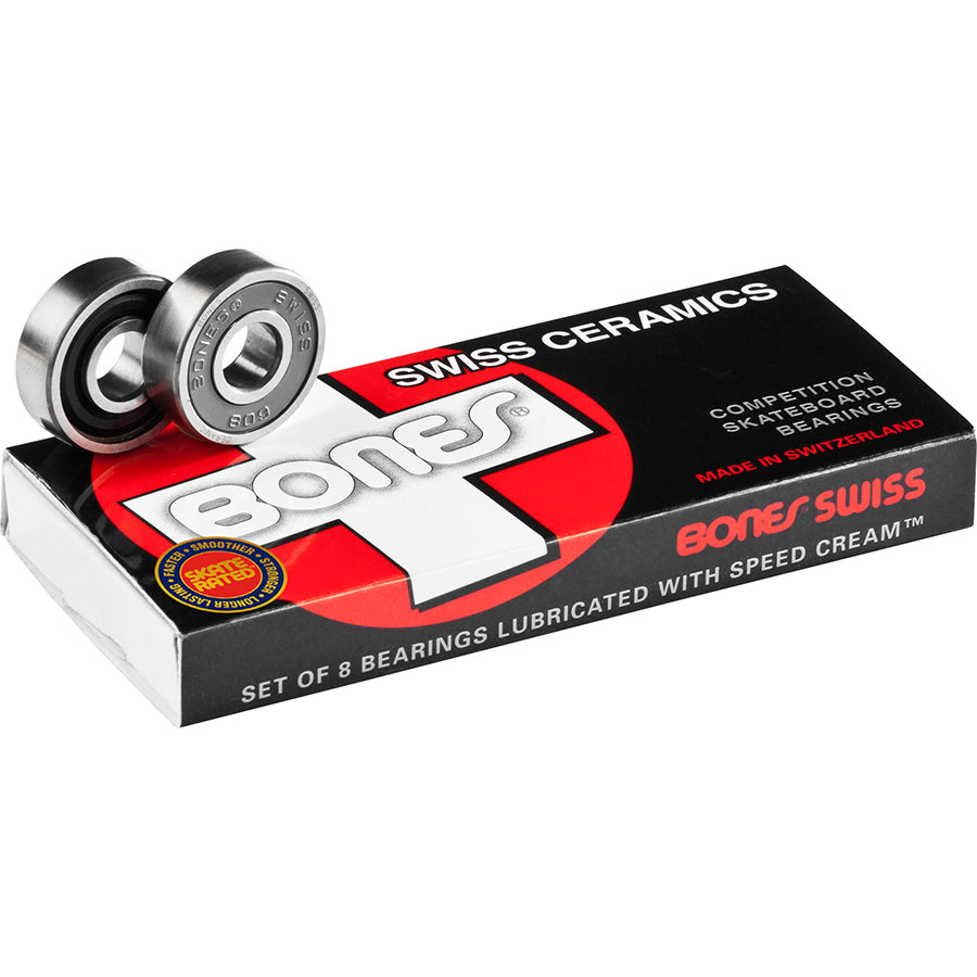 BONES® SWISS CERAMIC SKATEBOARD BEARINGS